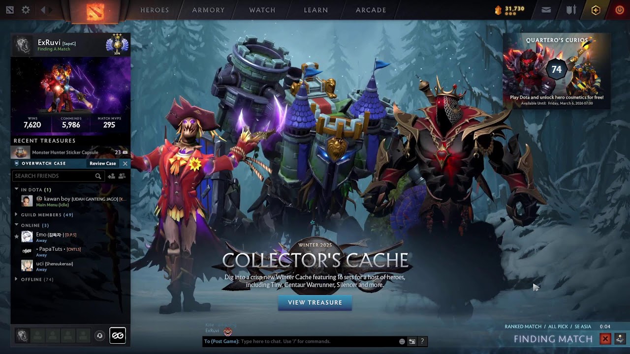 pos 4 or 5 only  ( MaD suport try climb too immortal )
