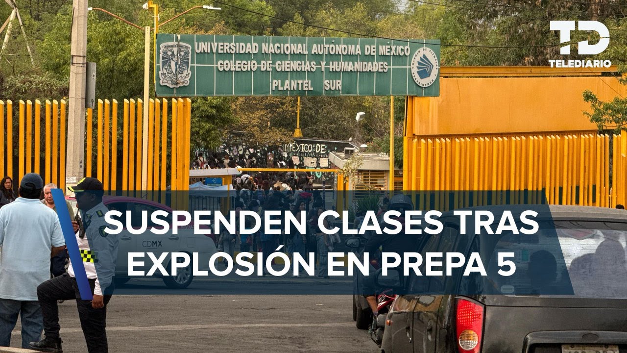 Petardo explota dentro de las instalaciones de Prepa 5; desalojan a alumnos y personal