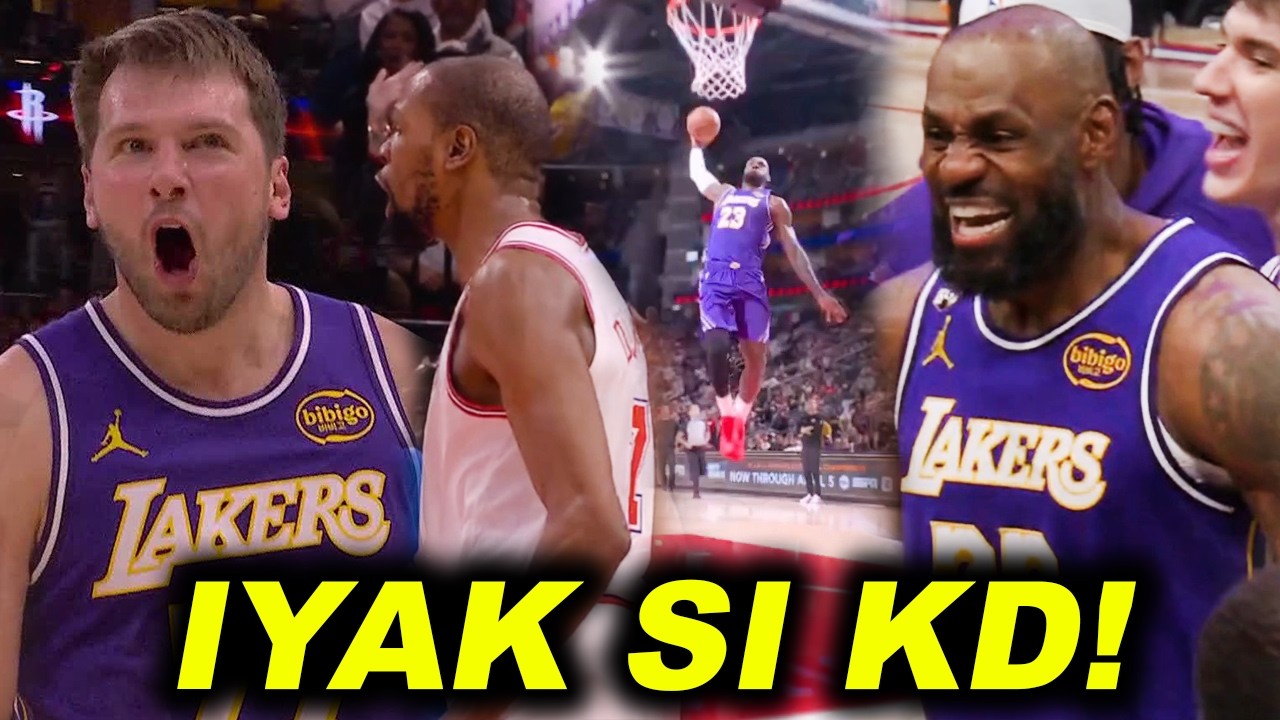 CLUTCH LUKA FOR THE WIN! Tanggal angas ni Durant! Mamaw si Lebron James! 70 POINTS si LUKA at LBJ!