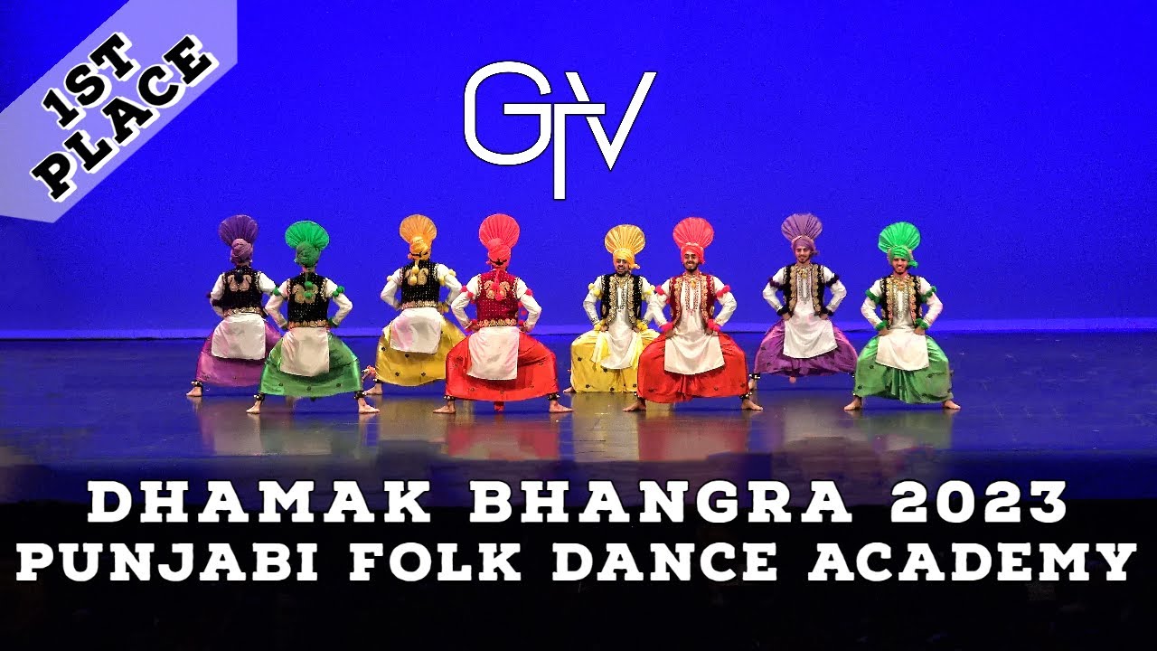 Punjabi Folk Dance Academy - First Place Live Category at Dhamak 2023
