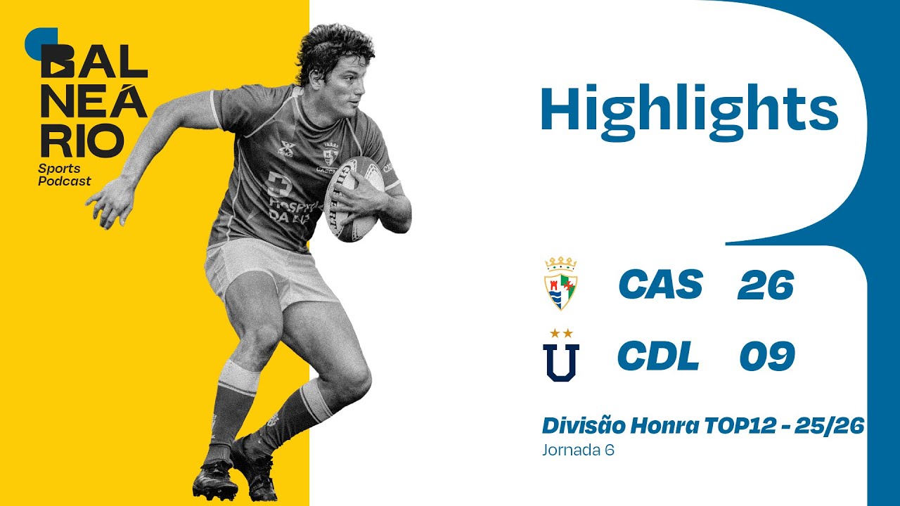 🏉🟢⚪🆚🔵🔵 HIGHLIGHTS: Cascais vs CDUL - Divis&atilde;o Honra TOP 12 - J6 - 17/1/2026
