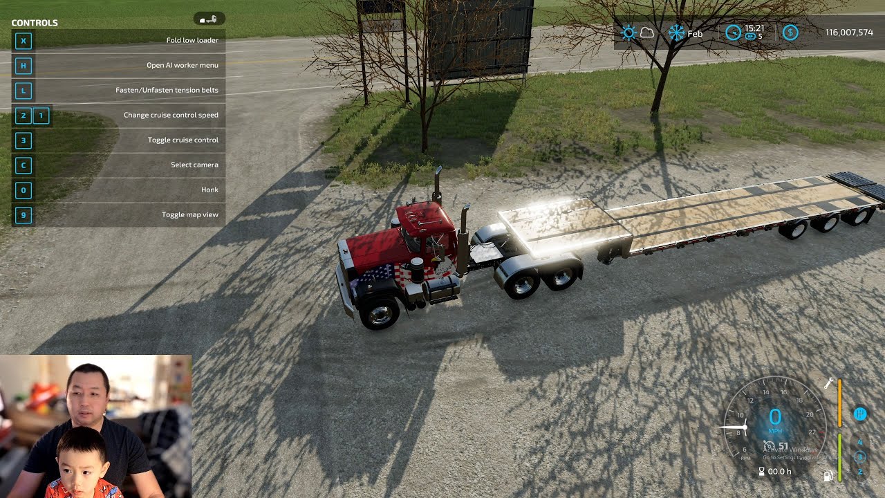 Loading Up The Flatbed Trailer | Farming Simulator 22