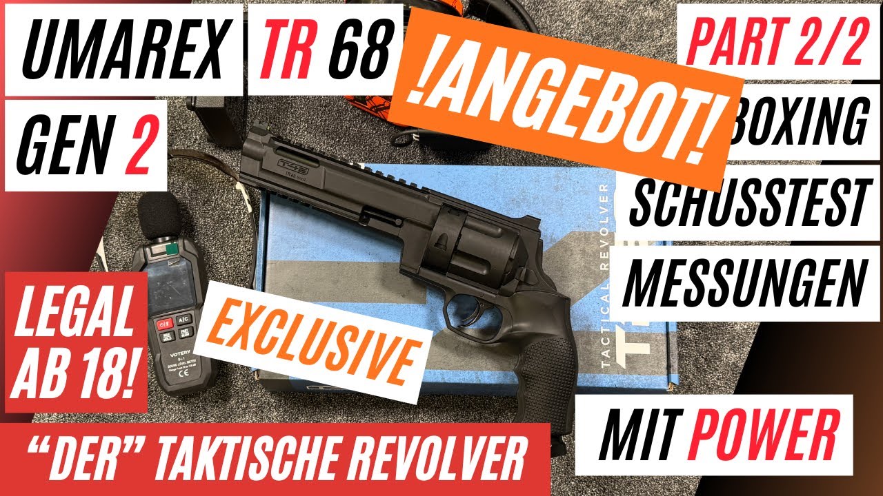UMAREX TR 68 GEN2 | EXKLUSIVE NEWS + ANGEBOT ANFORDERN | MESSUNGEN | PART 2/2