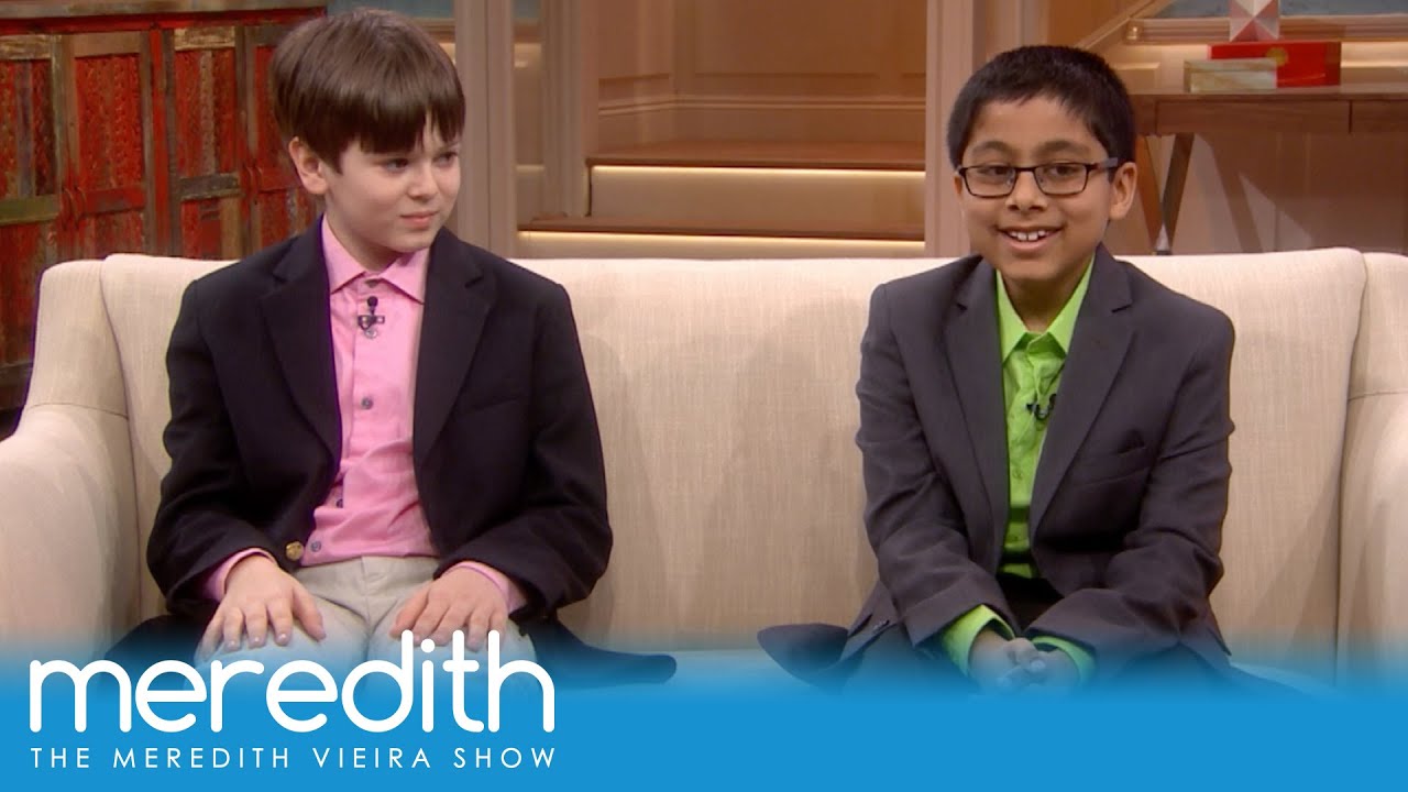 Meredith Chats With Two Child Geniuses! | The Meredith Vieira Show