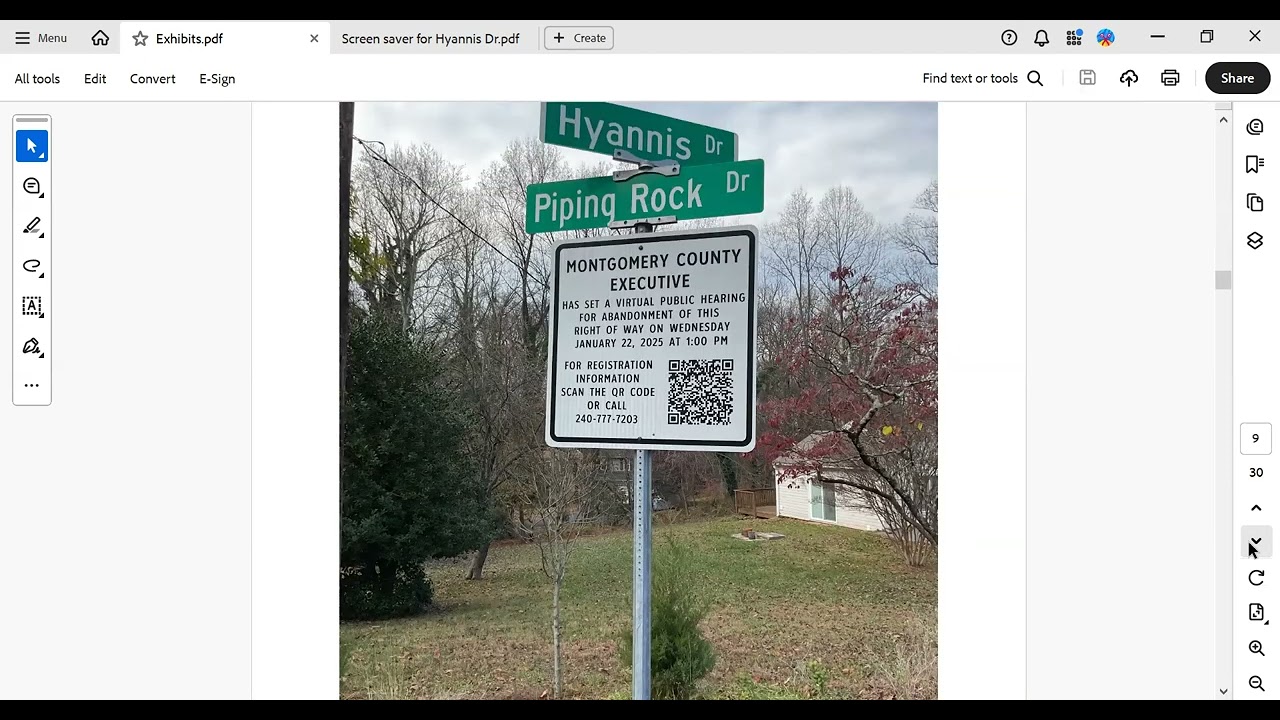 AB 789 - Hyannis Drive Partial Abandonment Hearing Video 1