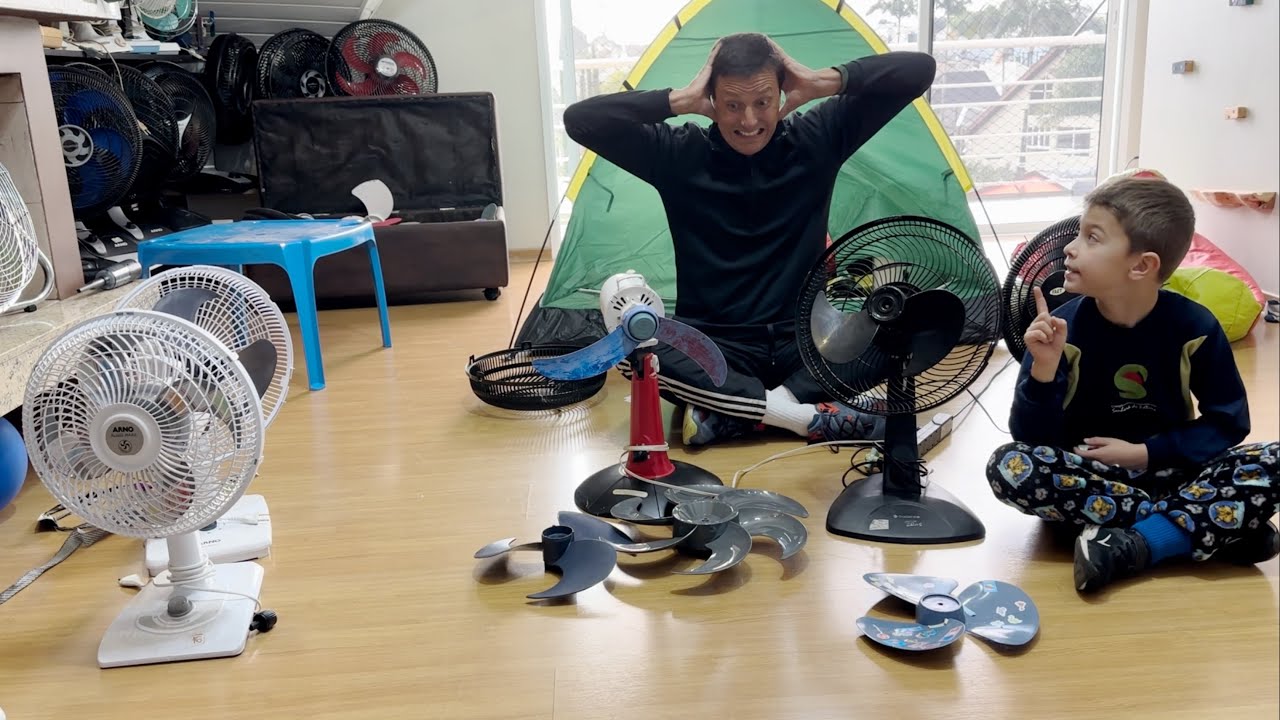 VENTILADORES LEGAIS E MALUCOS COM HÉLICES QUEBRADAS