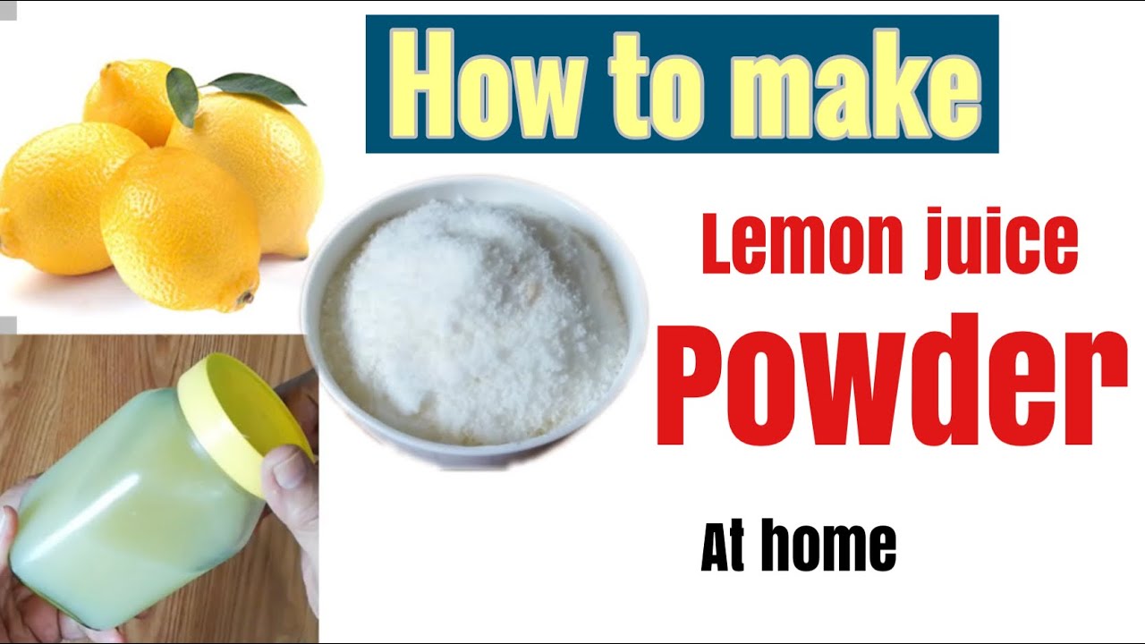 How to make lemon juice powder,DIY lemon juice powder recipe, नीबू रस से पाउडर बनाने का आसान तरीका