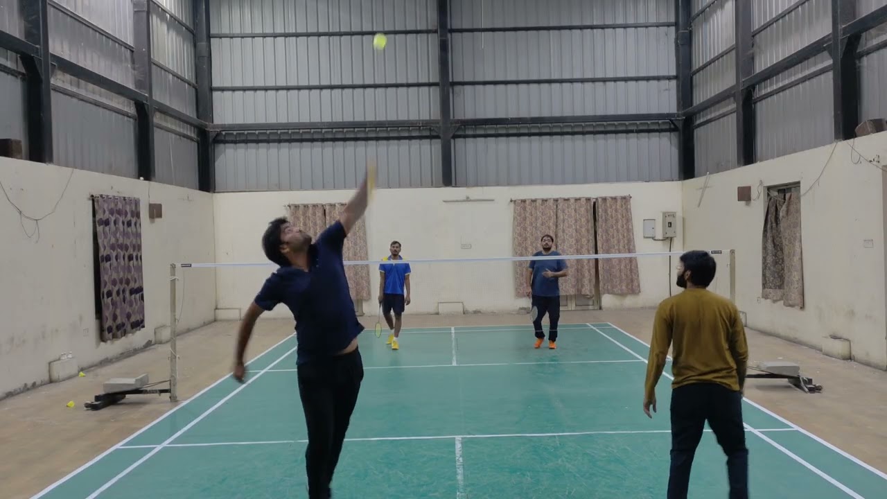 BK Yadav & NK Yadav Vs Gaurav Mehrotra & Niraj 🏸 badminton doubles match 