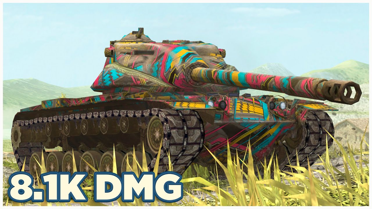 T54E1 • Новый РЕКОРД ПО УРОНУ • WoT Blitz