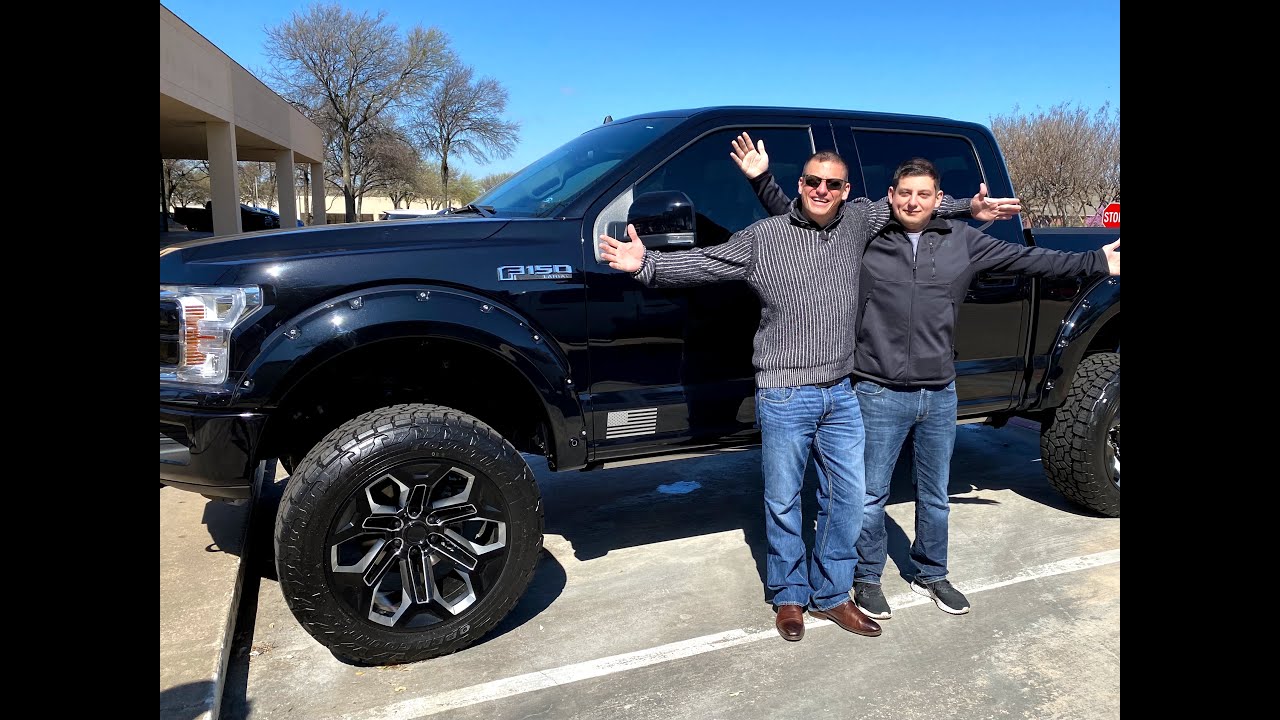 DAD SURPRISES SON WITH LIFTED F-150!!!