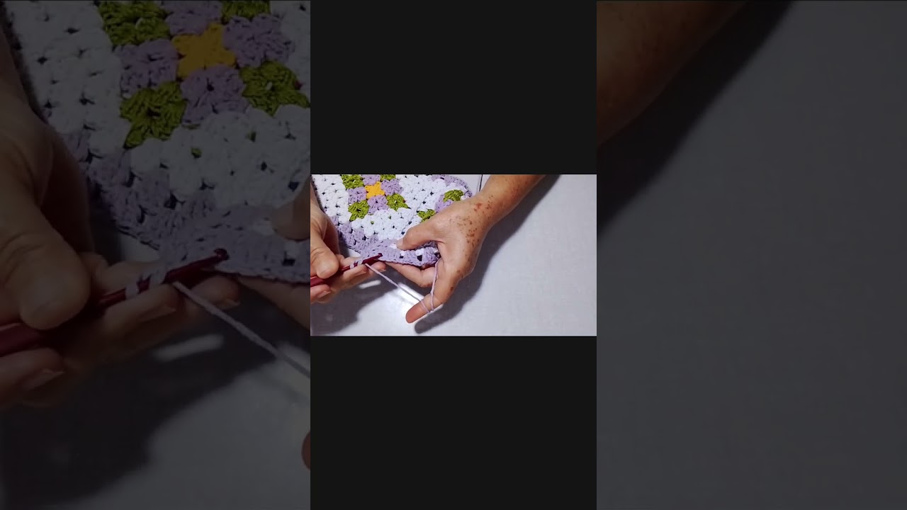 Continuação do tapete Square mosaico passo a passo ♥️ 