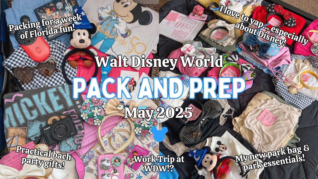 Walt Disney World Pack & Prep with Me