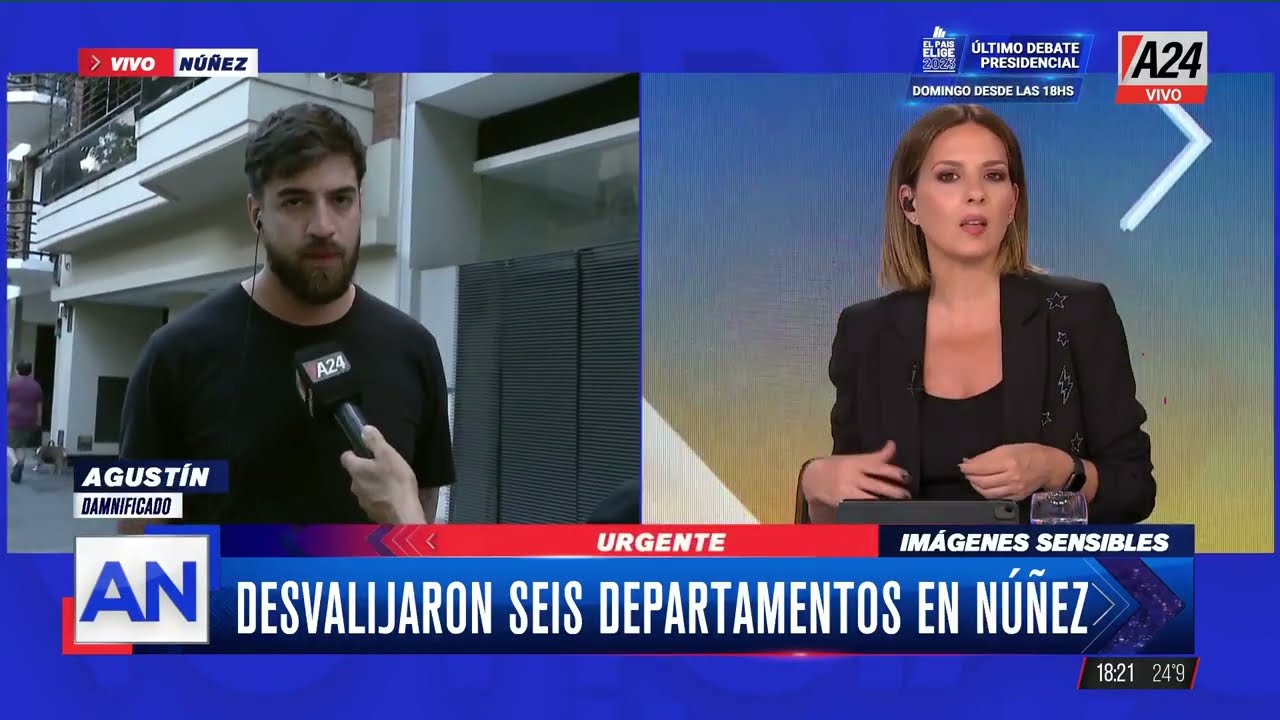 🔴 Nuñez: desvalijaron 6 departamentos