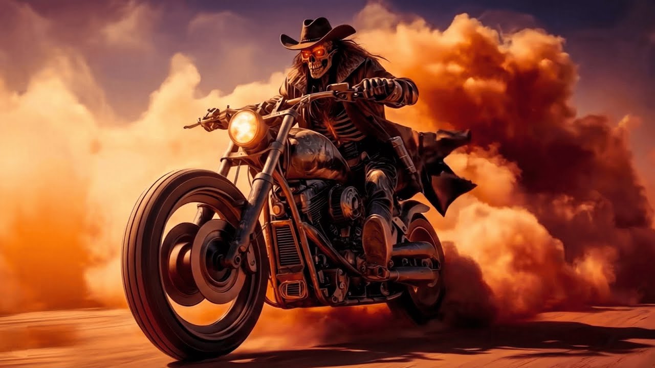 Dark Country for Ghost Riders | Where the Dead Don't Die ⚡💀 | Biker Outlaw Music