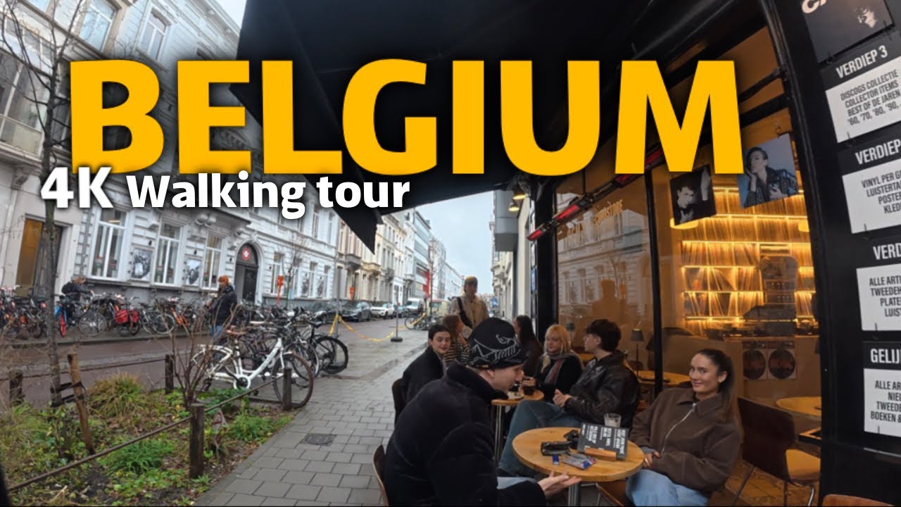 Walking in GhentGent, Belgium 🇧🇪  Stunning 4K City Streets Tour
