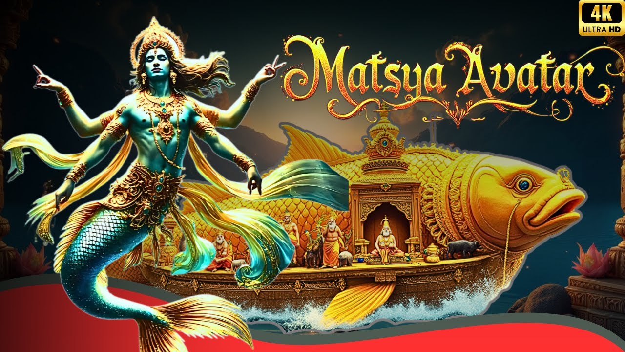 🔱 मत्स्य अवतार की रहस्यमयी कथा | The Untold Story of Vishnu's First Avatar | True Realms |