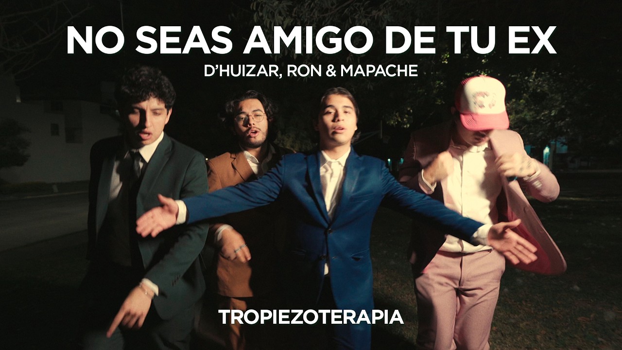 NO SEAS AMIGO DE TU EX - D'Huizar, RON & MAPACHE (Visualizer) || TROPIEZOTERAPIA