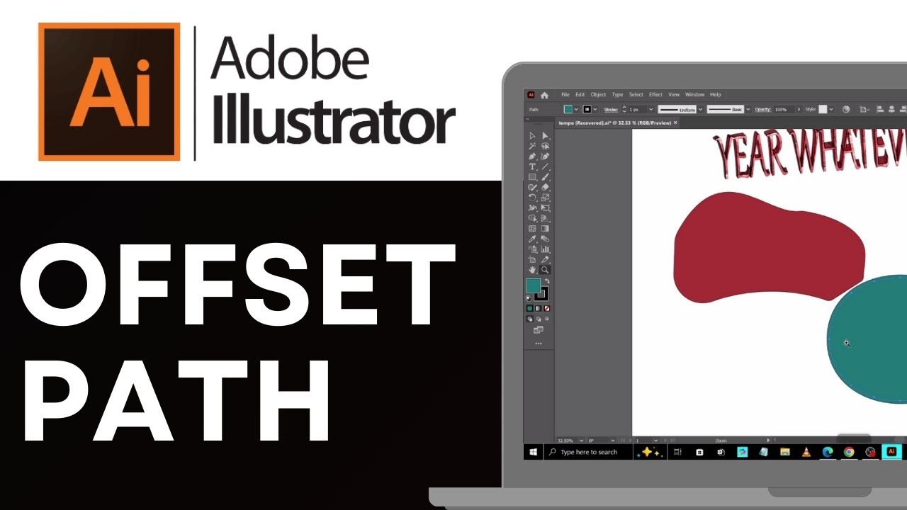 How to Offset Path in Adobe Illustrator 2026 (Step by Step Tutorial)
