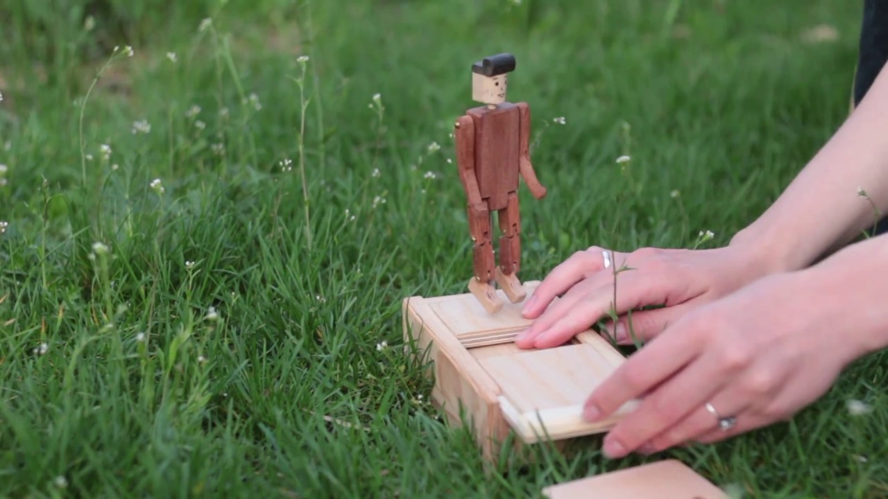 Wooden Dancing Man