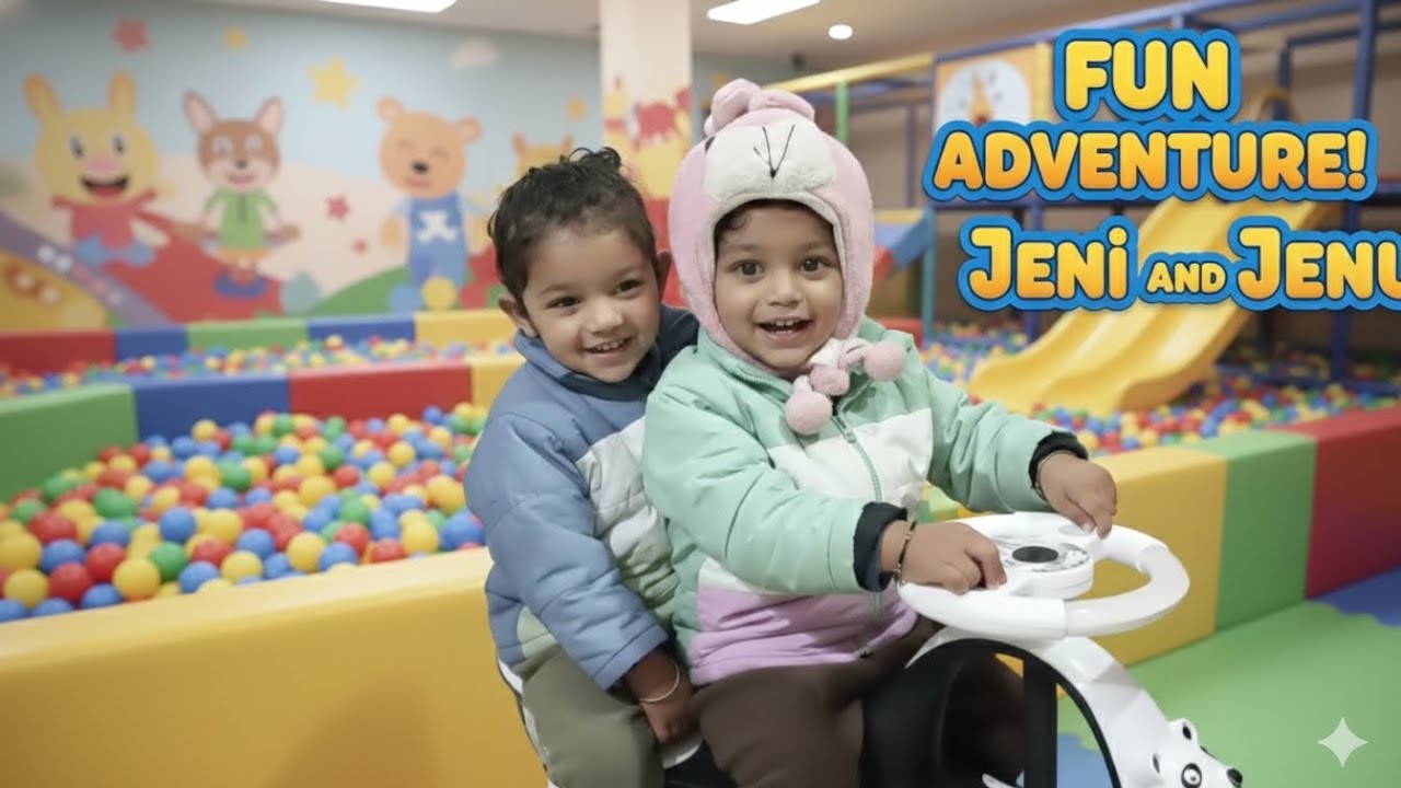 Fun with baby jeni and jenu 🥰😍😍😍