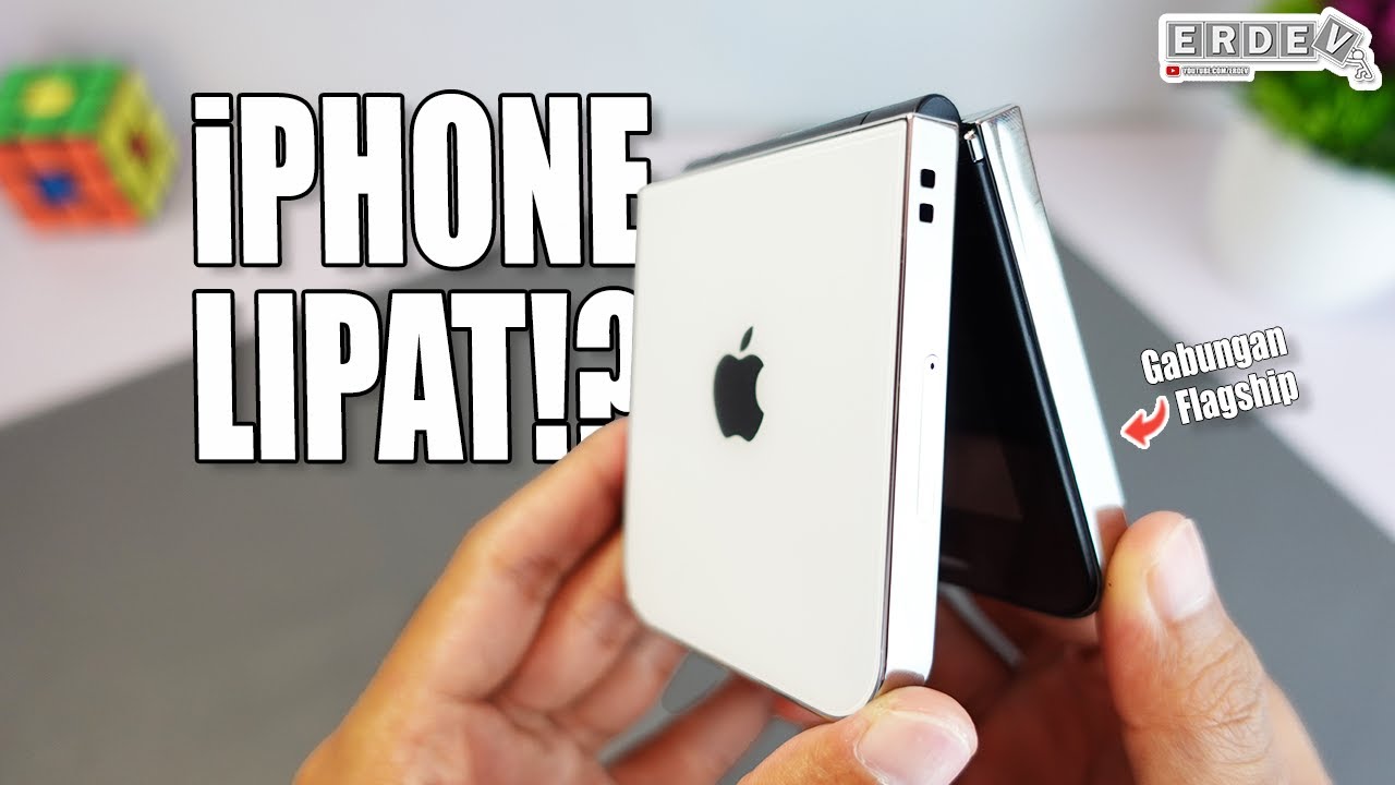 BELI HP UNIK GABUNGAN DARI FLAGSHIP POPULER, iPHONE & ZFLIP! - i15 Pro Flip Unboxing & Review