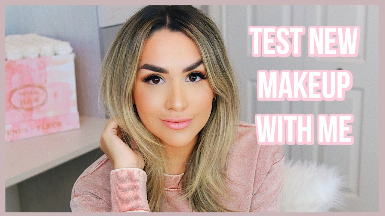 TEST NEW MAKEUP WITH ME! KKW, BEAUTYBLENDER, NATASHA DENONA