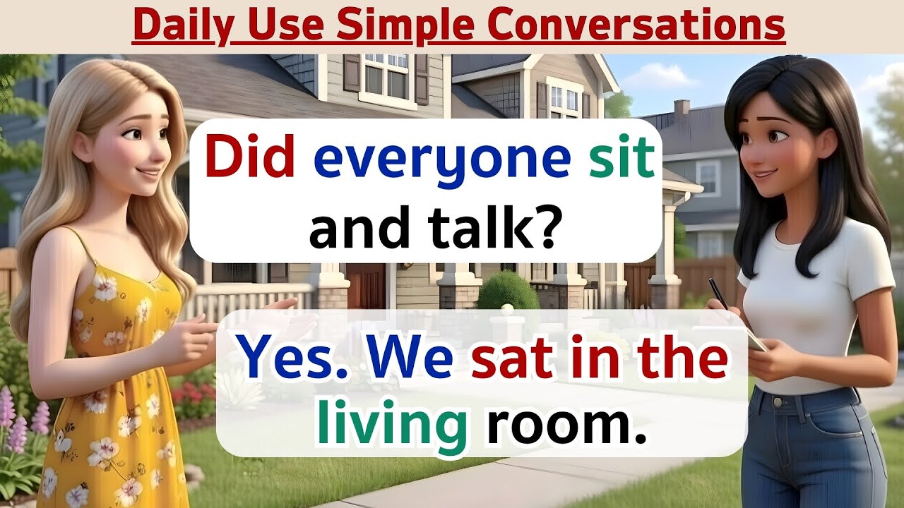 Easy Learn English Speaking Practice | Daily English Conversation for Beginners