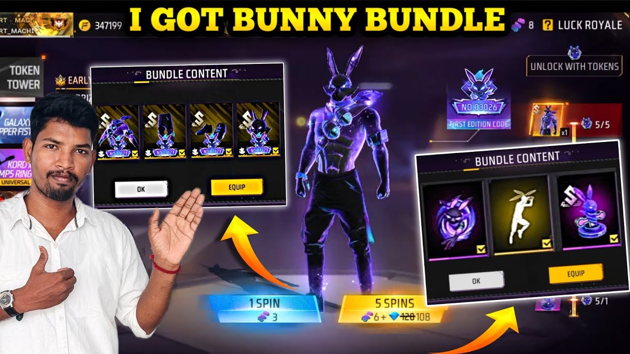 I GOT GALACTIC BUNNY 🔥 NEW BUNNY BUNDLE 😍 FREEFIRE NEW BUNNY BUNDLE ASCENSION EVENT TAMIL
