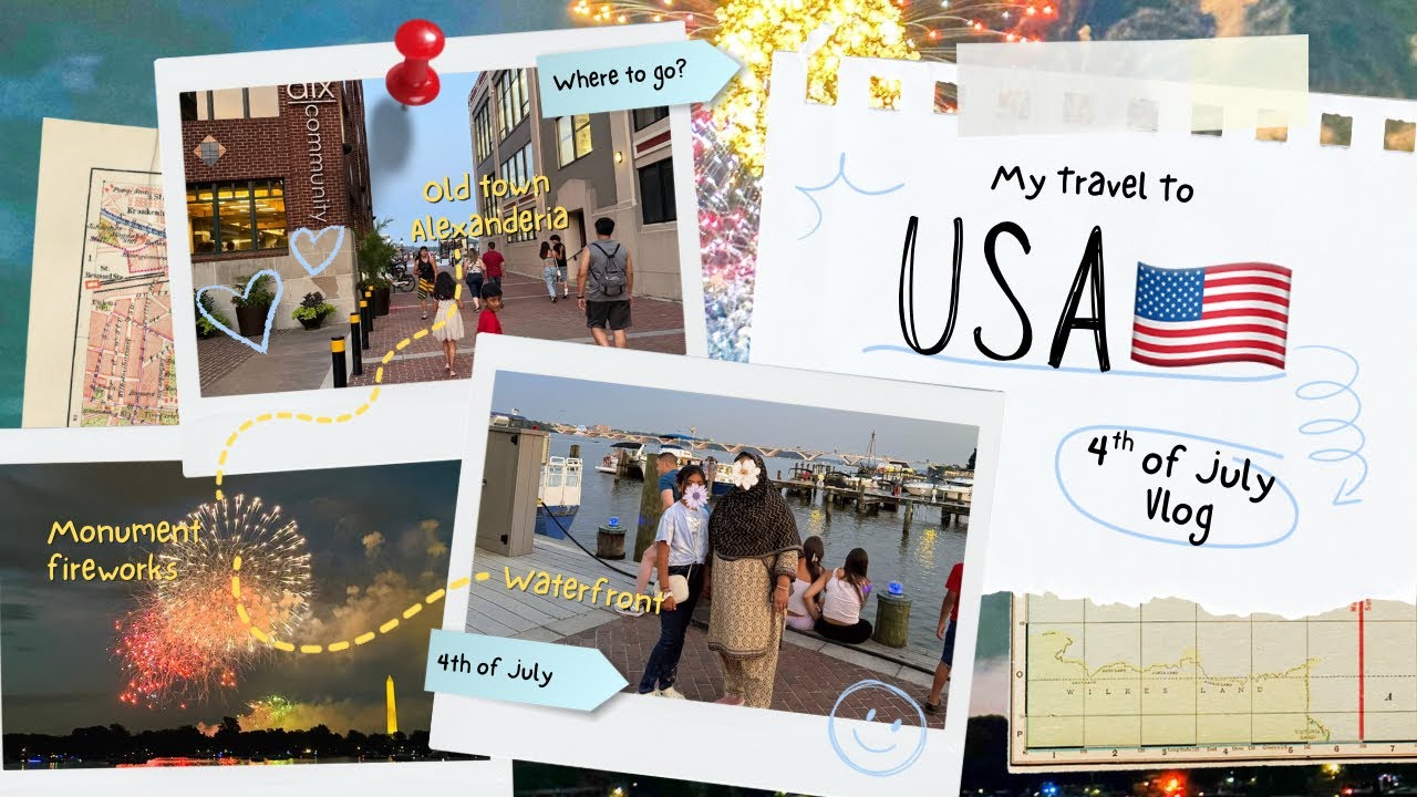 America’s Birthday Bash! 🎆 Old Town Alexandria + Fireworks + Home Celebration 4th of July USA Vlog🇺🇸