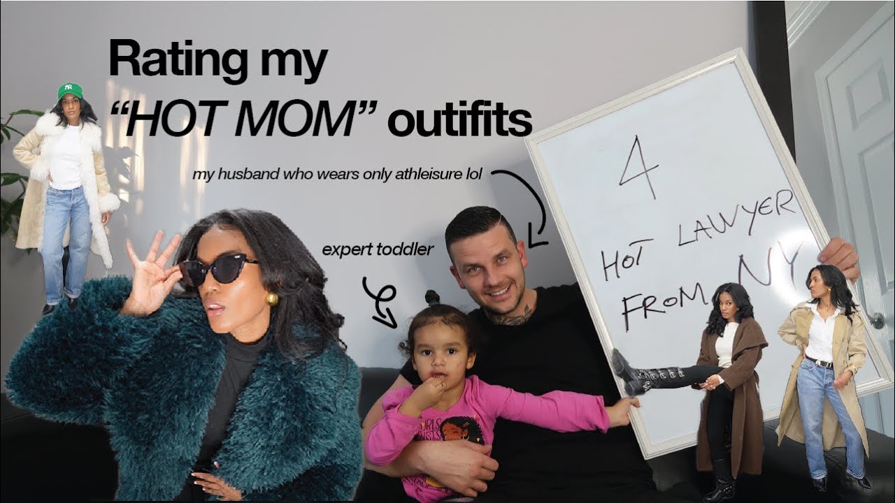Husband and toddler rate my outfits: What I'm wearing as a  young hot mom