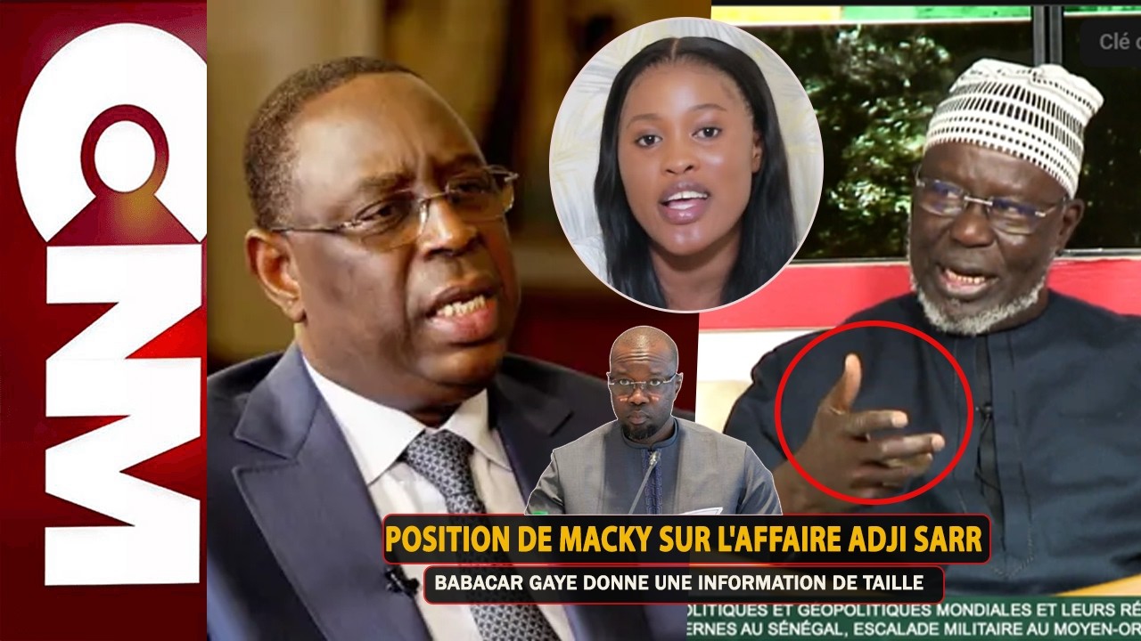 Position de Macky sur l'affaire Adji Sarr 