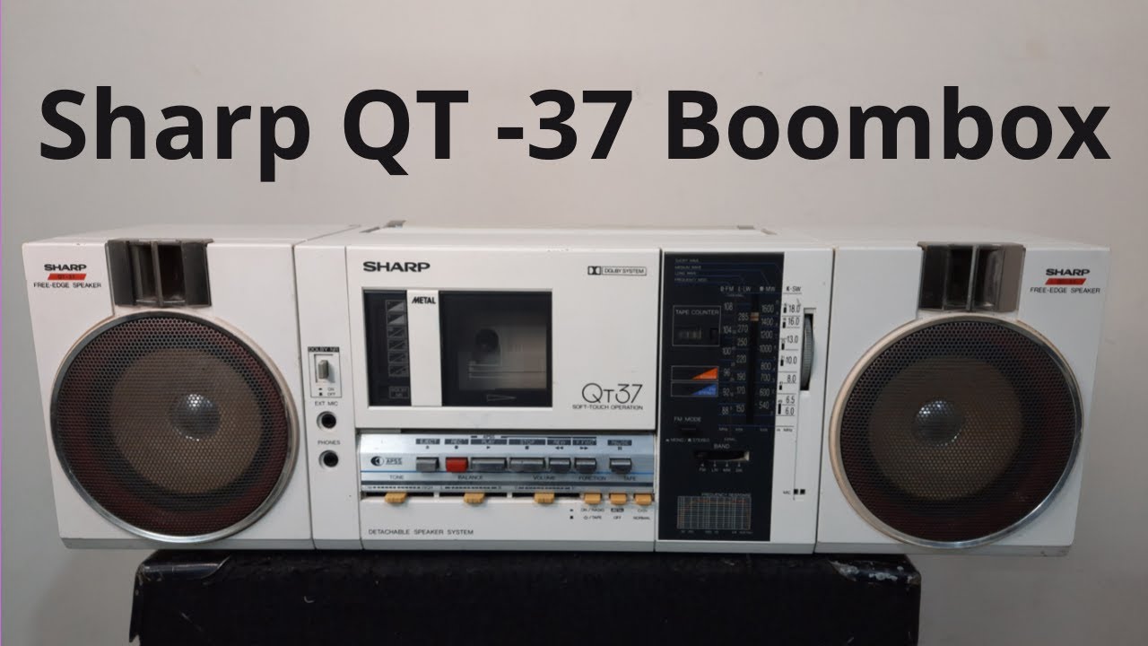 Sharp QT -37 Boombox How To Use Price And Connection IN HINDI