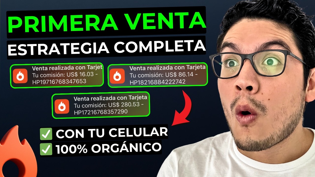 TU PRIMERA VENTA en Hotmart R&Aacute;PIDO 2026 (Copia ESTA estrategia)
