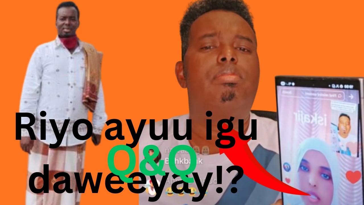HA BIQLEYSO!, GABAR MUCJISO KU ARAGTAY DAAHIR CALASOW,QOF KALE MIYAA KU DHEX JIRA?, MUXUU SAMEEYAA?.