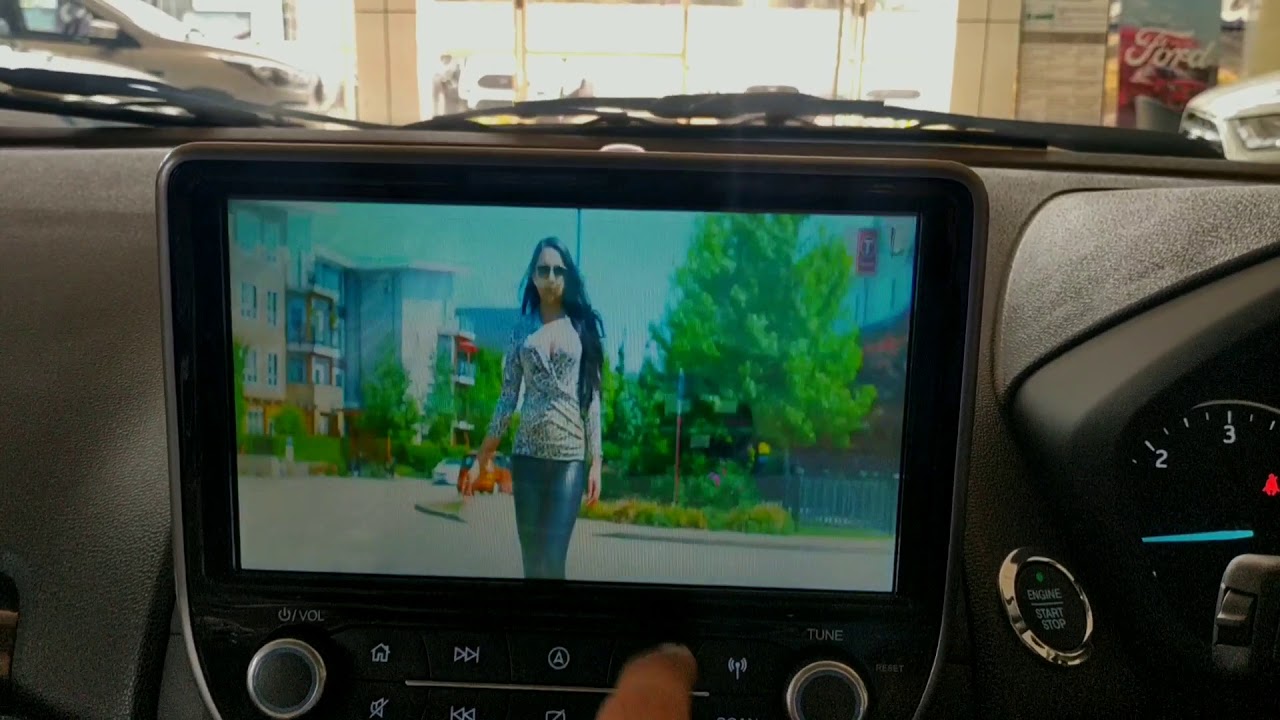 How to play video in Ford cars..  #ecosport #figo #freestyle #aspire