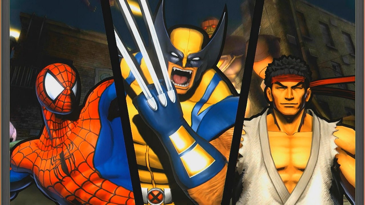 Ultimate Marvel vs Capcom 3 Росомаха Человек-паук Рю аркадный режим