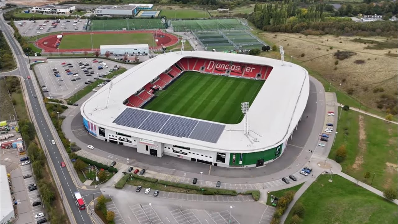 Doncaster Rovers Eco Power Stadium by Drone