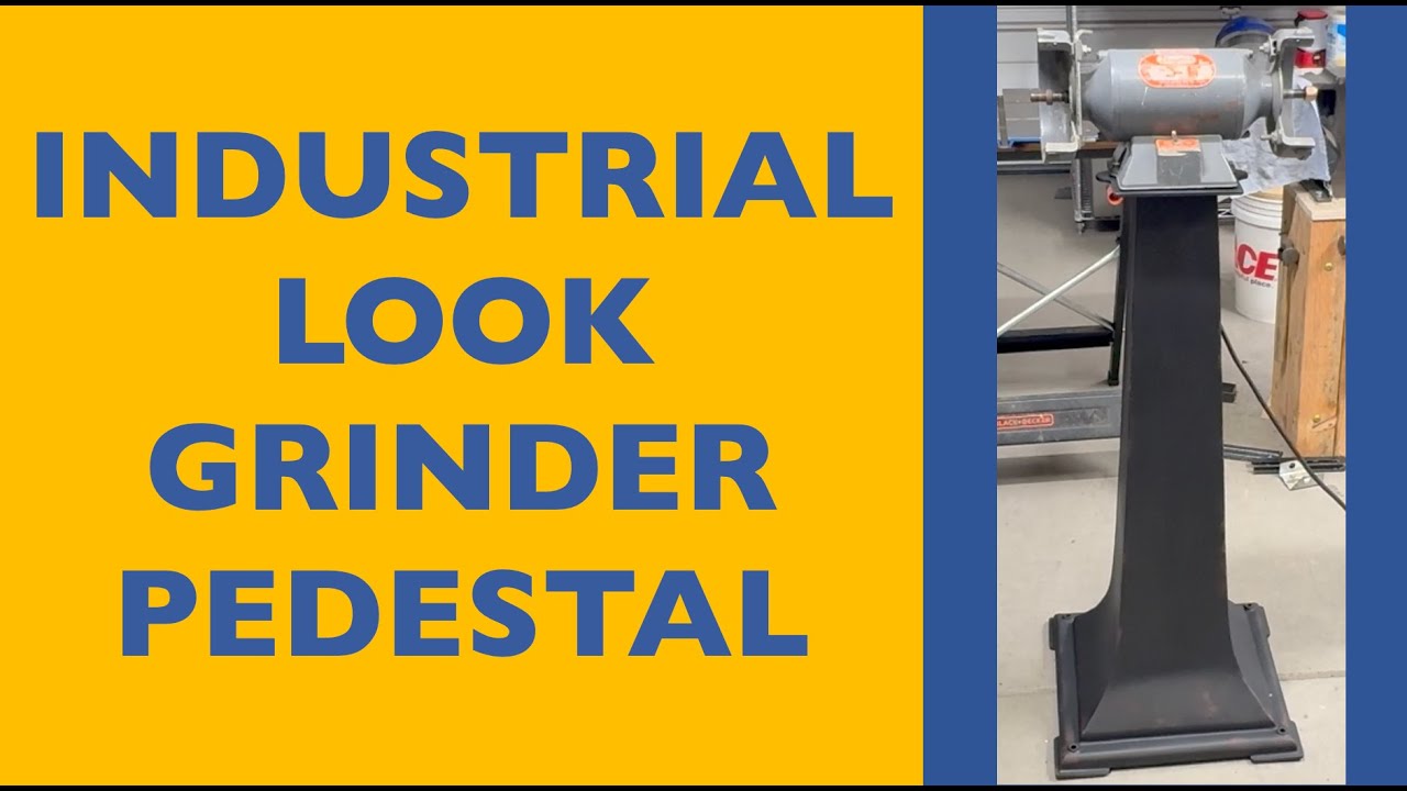 Industrial Look Bench Grinder Pedestal