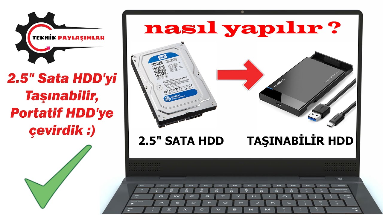 SATA Harddiskinizi Taşınabilir HDD'ye Çevirin !