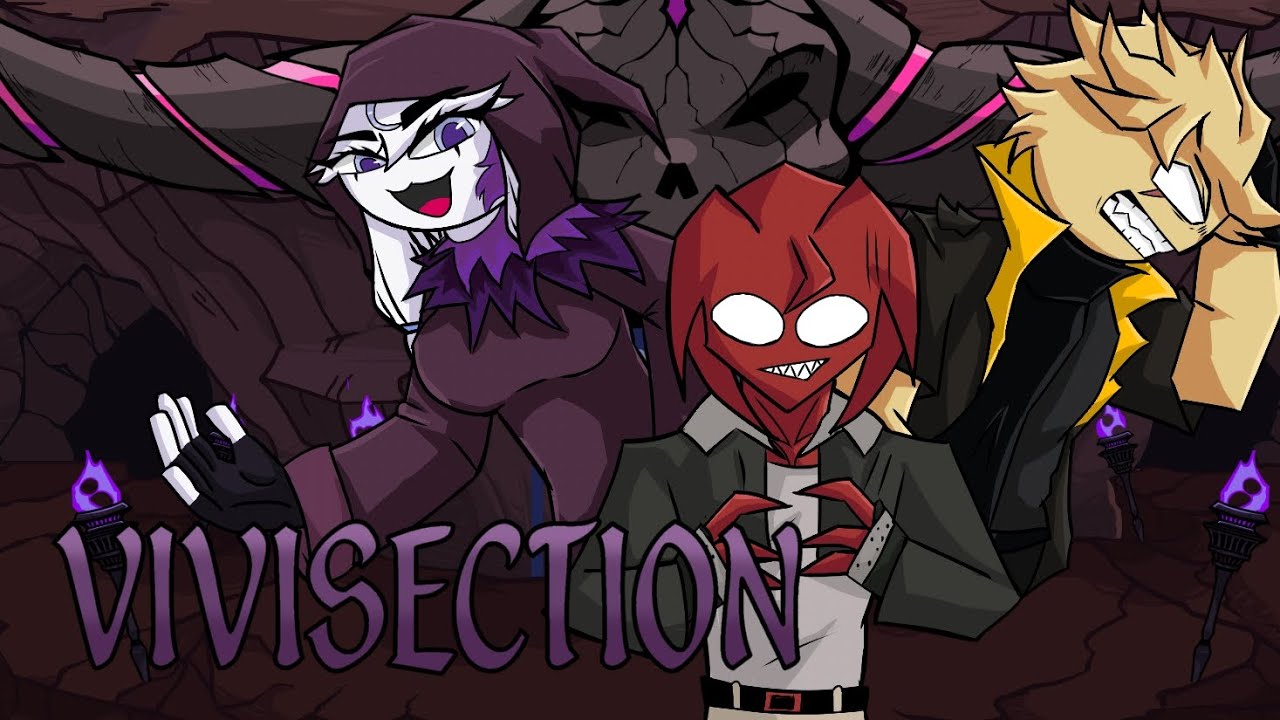 Fnf Vivisection cover Luna and Ivory vs Aldryx(Friday Night Foundation DEMO) 