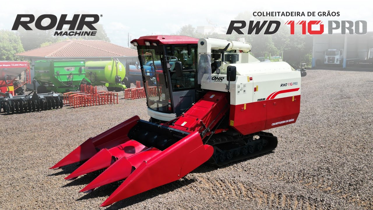 Colheitadeira de grãos RWD 110 PRO - ROHR Machine - versão Milho