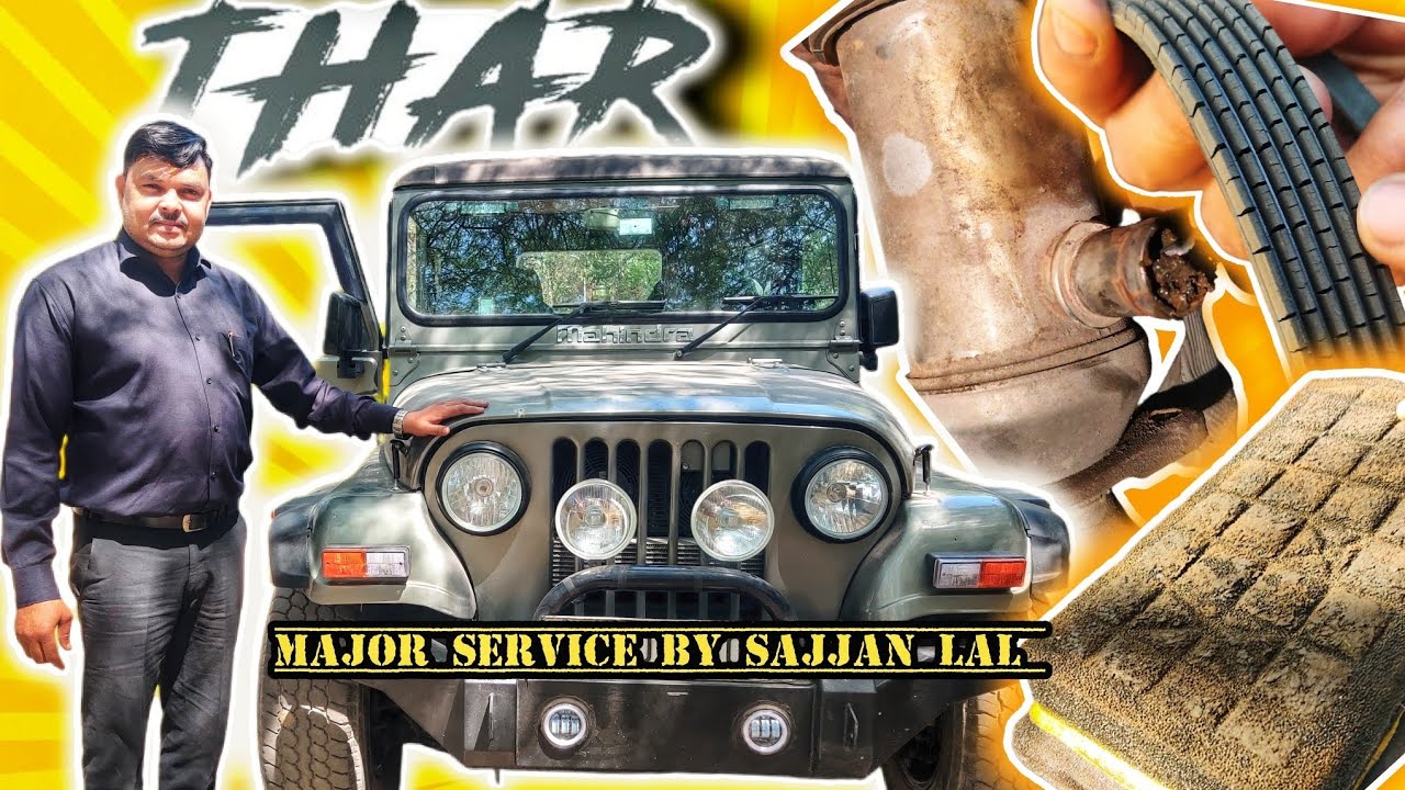 Mahindra Thar || Timing Belt , EGR , All Pipeline Etc || MAJOR SERVICE by Sajjan Lal Car Mechanic