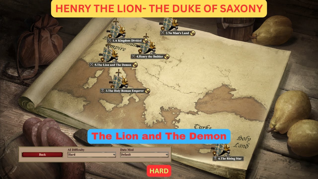 The Lion and The Demon| Henry the Lion - The Duke of Saxony | Lets play AOE2 custom campaigns | Hard