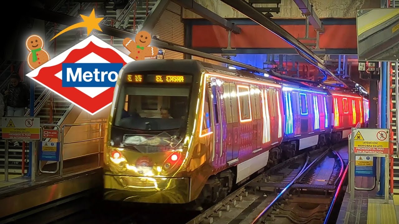 El TREN de la NAVIDAD en Moncloa L3 