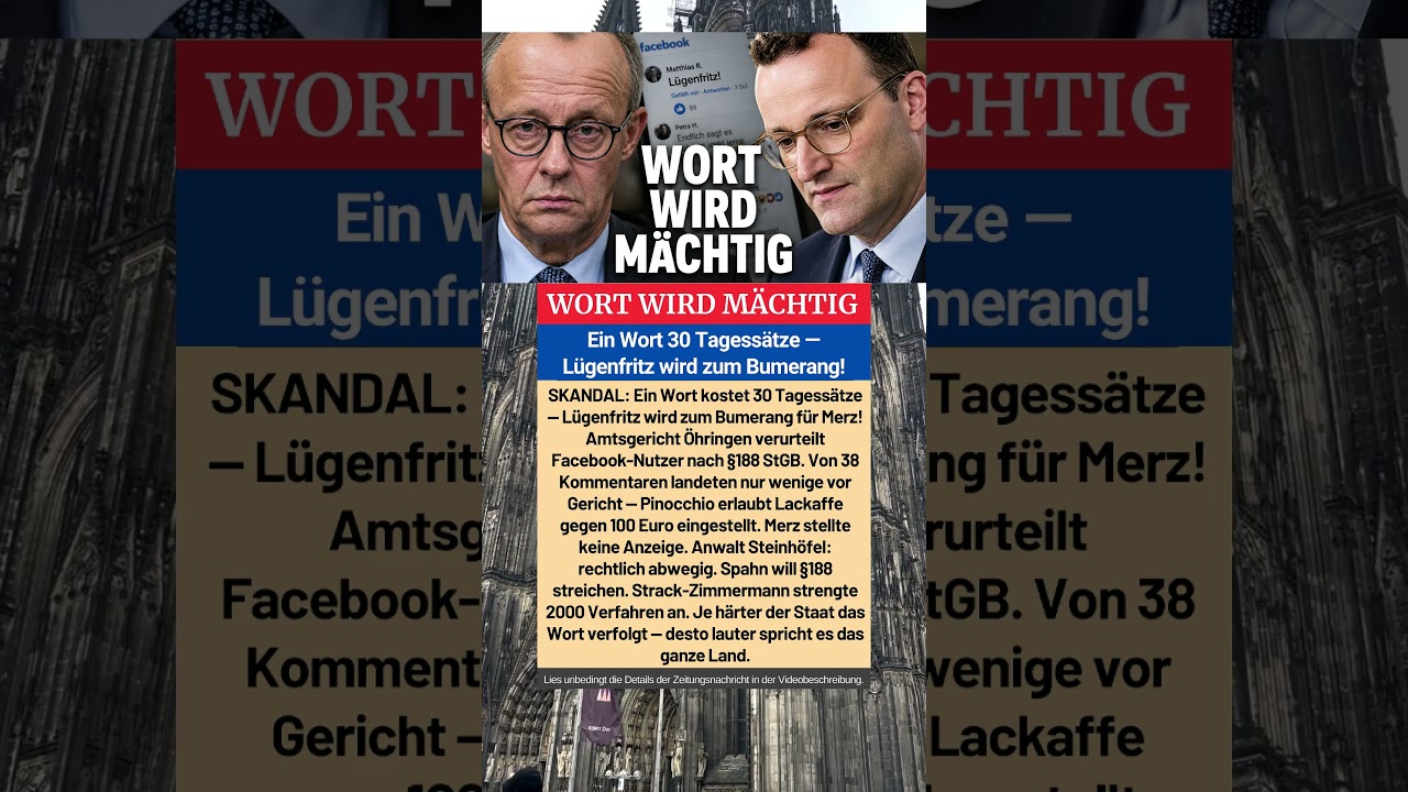 Pinocchio erlaubt &mdash; L&uuml;genfritz bestraft &mdash; und Merz hat nicht mal angezeigt! #deutschland