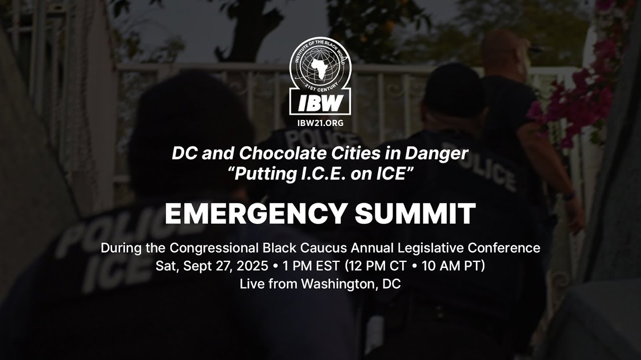 Emergency Summit: DC and Chocolate Cities in Danger — Live from Washington DC during CBC