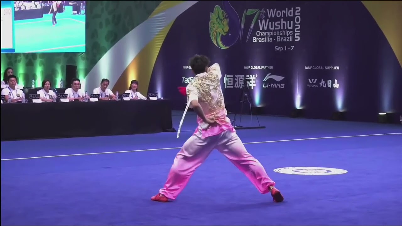 The 17th World Wushu Championships Men's Jianshu 🥇：Shin Peng SI(MAS)