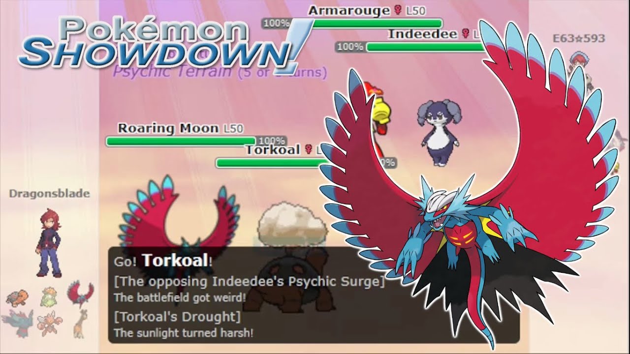 Roaring Moon Sun Team - VGC 2023 Series 2 - Pokemon Showdown