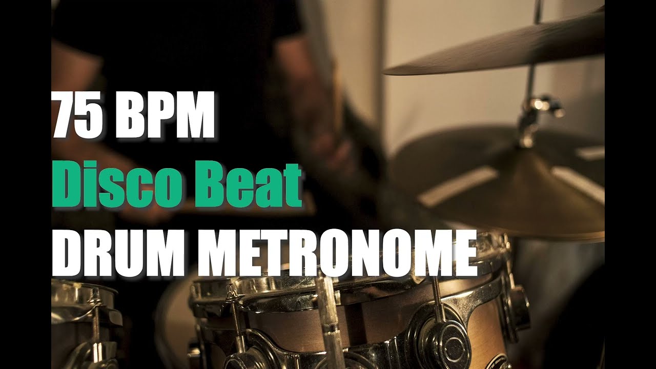 Disco Beat Drum Metronome Loop - 75 BPM