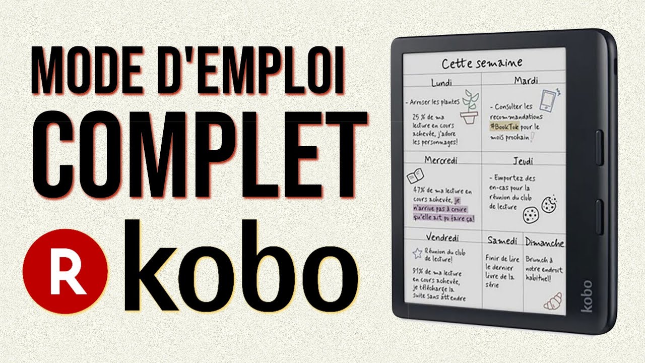 Comment utiliser une liseuse Kobo ? [kobo libra colour]